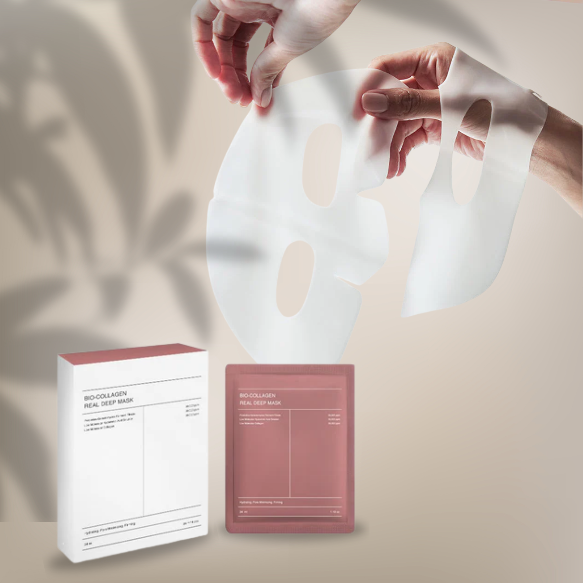 Masque Visage Bio Collagène – Hydratant, Éclaircissant & Rafraîchissant