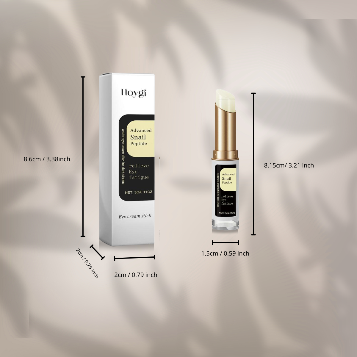 Stick Contour des Yeux à l’Essence d’Escargot – Anti-Cernes & Anti-Âge