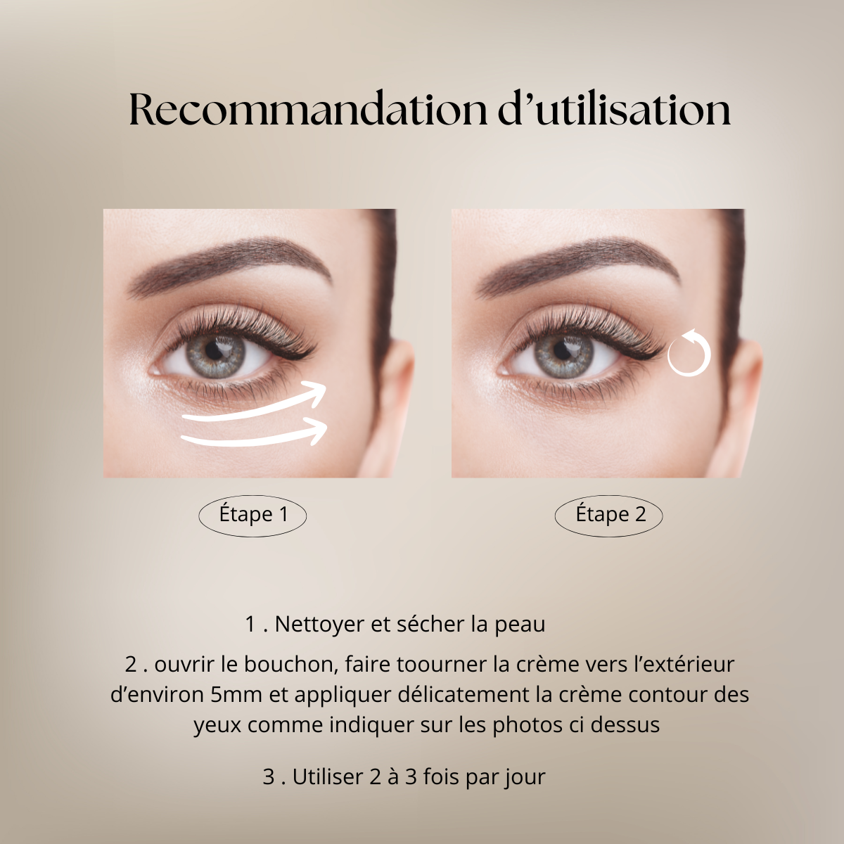 Stick Contour des Yeux à l’Essence d’Escargot – Anti-Cernes & Anti-Âge