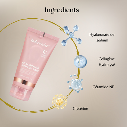 Masque de Nuit au Collagène – Hydratation Profonde & Élasticité Maximale