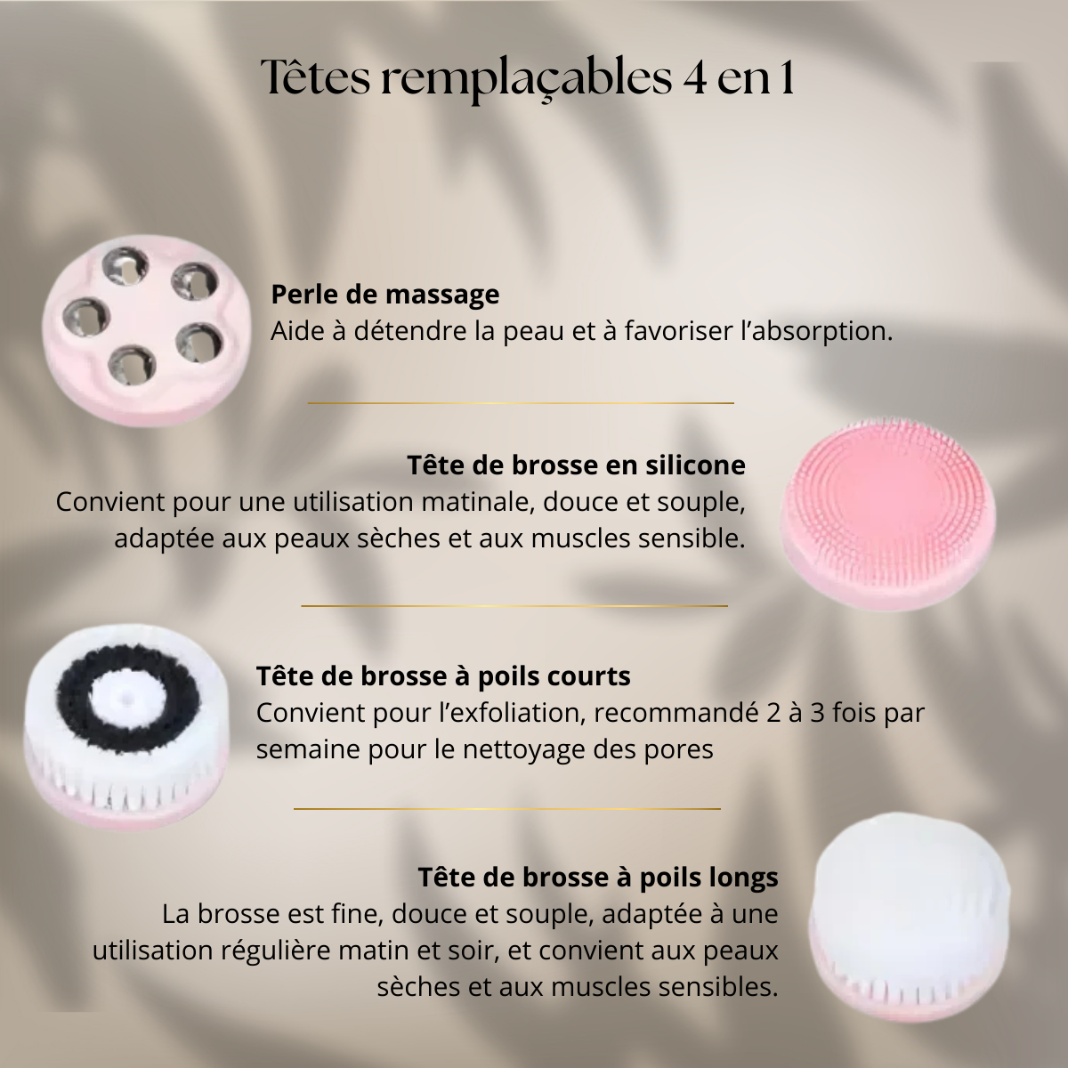 Kit de Nettoyage Visage Multifonction 4-en-1