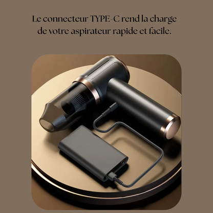 Aspirateur Voiture 4-en-1 – Puissant, Compact & Silencieux  – 98 000 PA